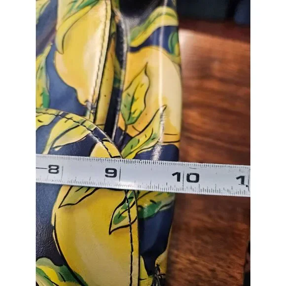 Patricia Nash Leandra Lemon Crossbody Bag Leather Limon - Picture 9 of 11